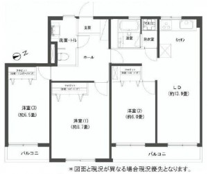 第２代官山ハイツ　間取り