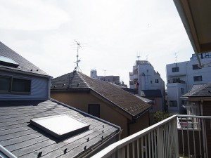スカイコート駒沢　　南バルコニー眺望
