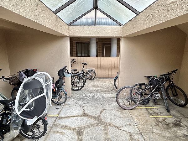 旗の台フラット 駐輪場