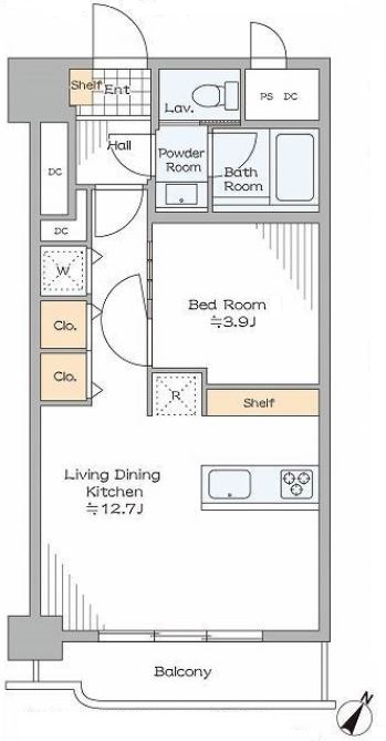 第2芦花公園ヒミコセラン 間取り