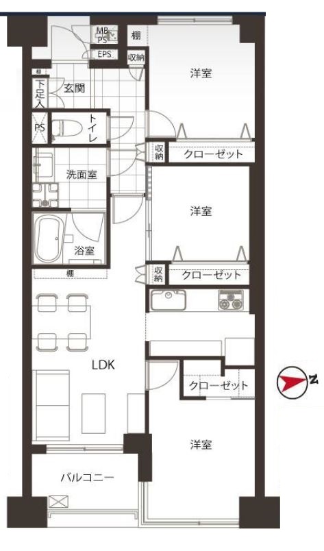 ルミネ方南町 間取り
