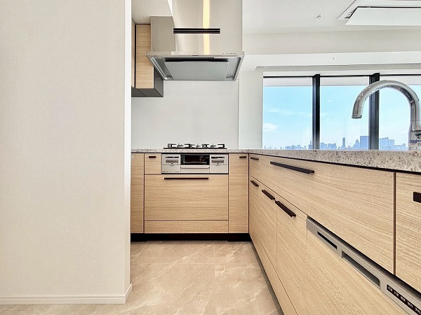 パークホームズ南池袋_広いキッチンの写真