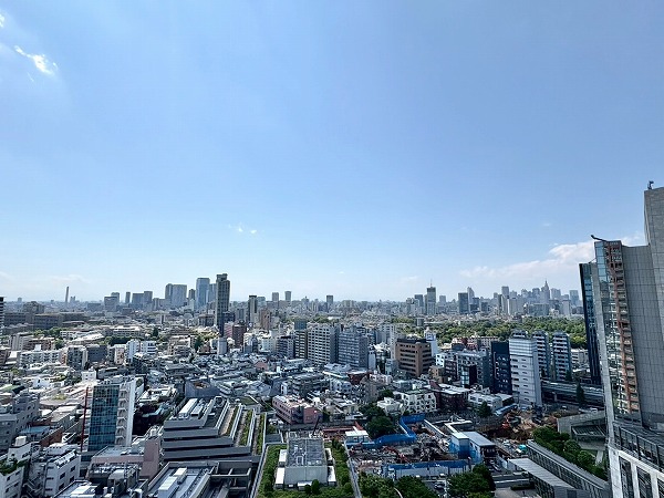 六本木ヒルズレジデンス_バルコニーからの眺望の写真