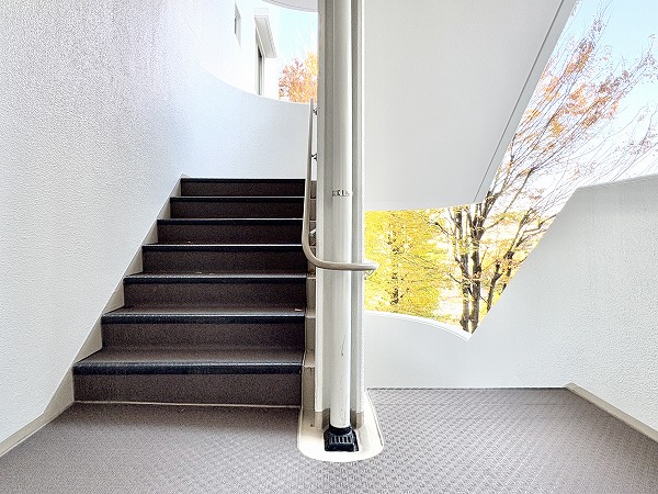 八幡山パークハウス 外階段