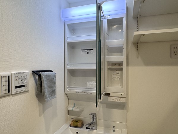 朝日中目黒マンション_ミラーキャビネットの写真 