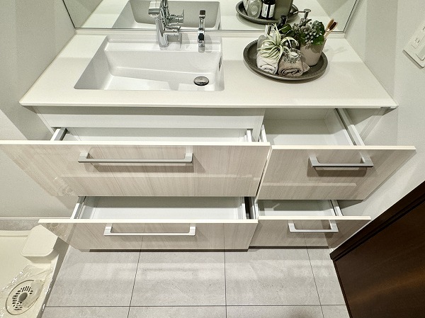 ザ・パークハウス元麻布_洗面収納の写真