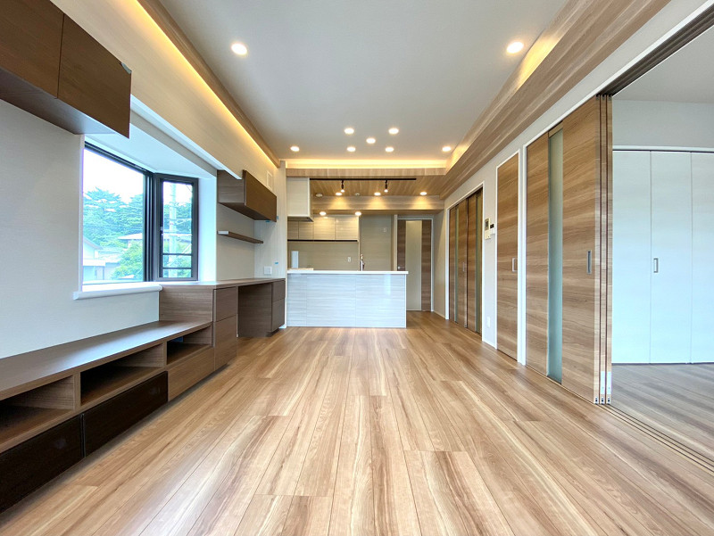 お部屋紹介　藤和シティコープ世田谷桜丘 ペットとも暮らせるファミリータイプの3LDK角部屋をご紹介。全居室に収納スペースを備えた収納力の高さと、木の温もりたっぷりな華やかな内装が自慢です♡