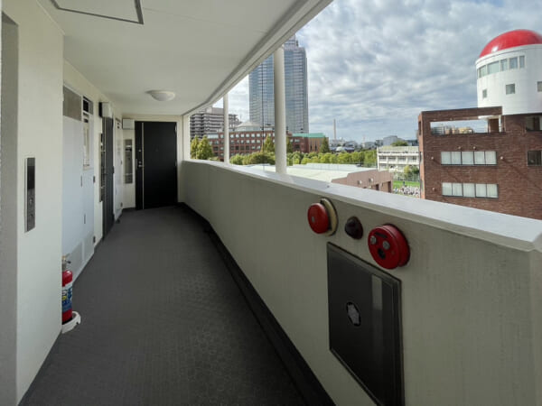 恵比寿ブルーメ　外廊下