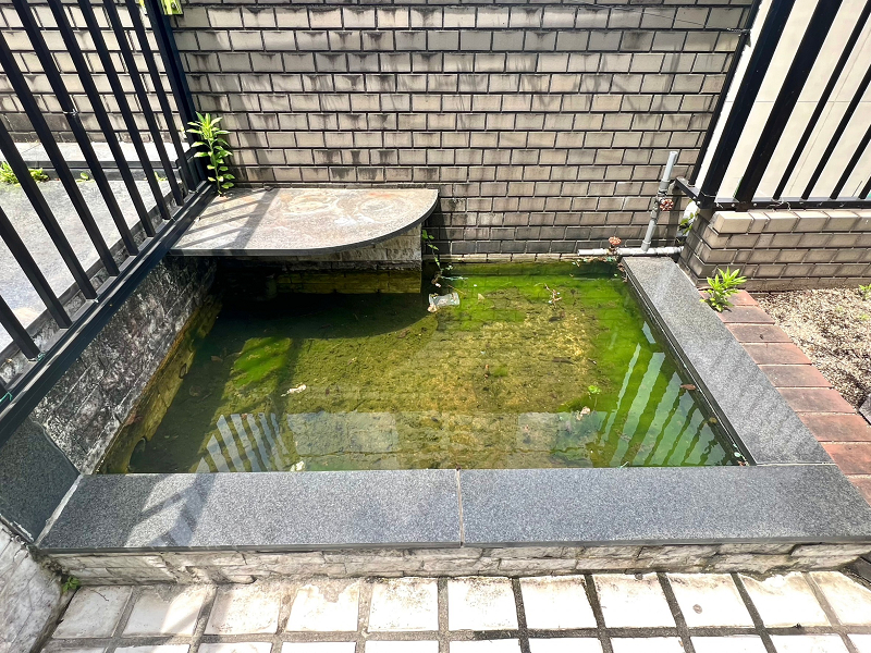 ビクセル新宿　ルーフバルコニー　庭池 
