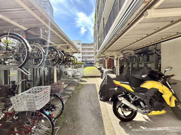 コートハウス東品川　駐輪場・バイク置場