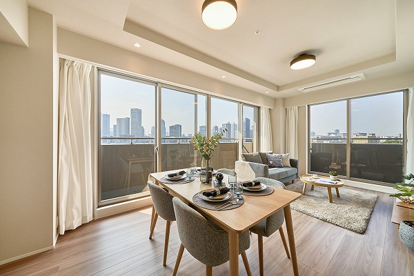 キャナルワーフタワーズWEST_日当たりの良い部屋の写真