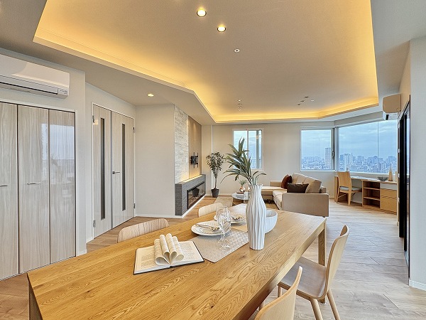 プリズムタワー_リビングダイニングキッチンの写真7