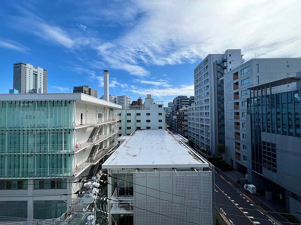 コープ市ヶ谷　テラスからの景色