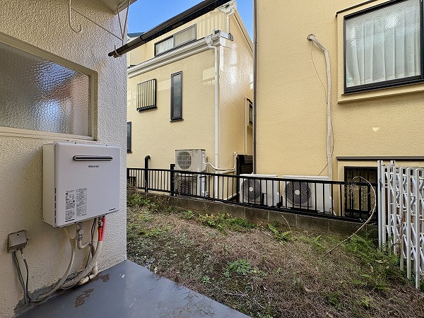 三洋マンション_専用庭の写真