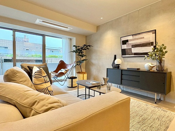 代々木デュープレックス_リビング部分の写真