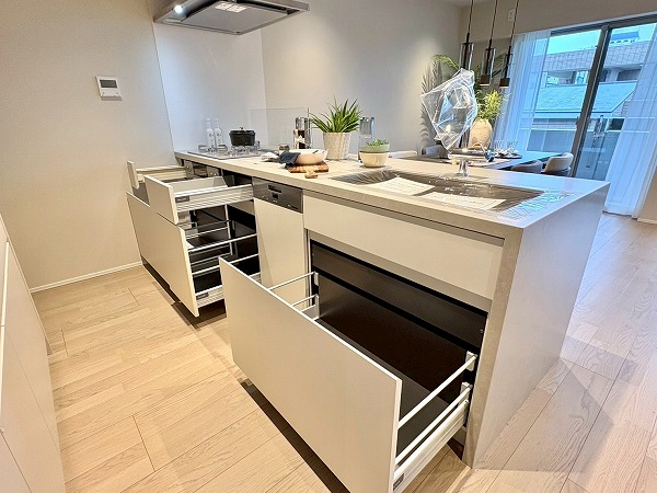 代々木デュープレックス_キッチン収納の写真