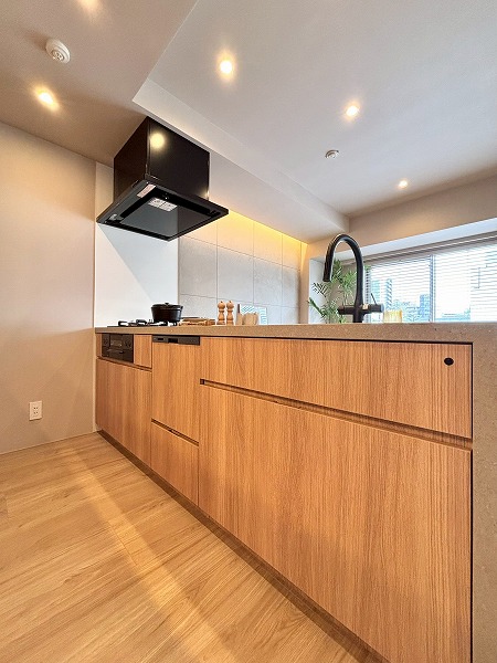 クレッセント目黒花房山_リノベーション済みのキッチンの写真3