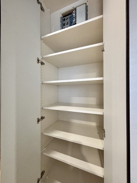 ウェリス六本木_廊下収納の写真