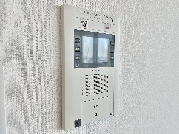 THE ROPPONGI TOKYO CLUB RESIDENCE_TVモニター付きインターホン
