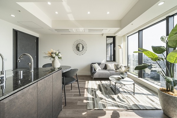 ザ・パークハウス白金二丁目タワー_リビングダイニングキッチンの写真