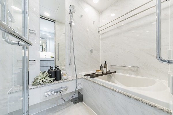 ザ・パークハウス白金二丁目タワー_清潔感があるバスルームの写真