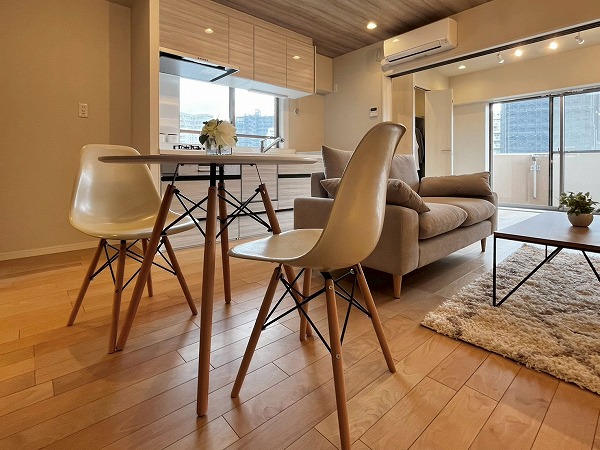 ジェイパーク文京白山_ゆとりあるリビングダイニングキッチンの写真