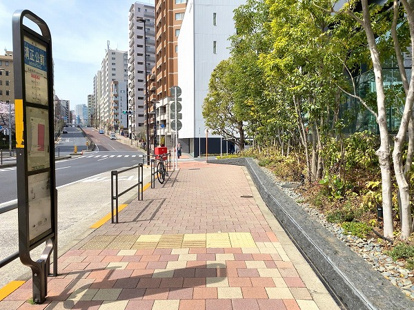 清正公前　バス停