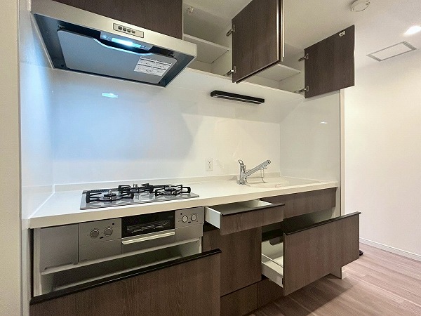 パレステュディオ新宿御苑_キッチン収納の写真