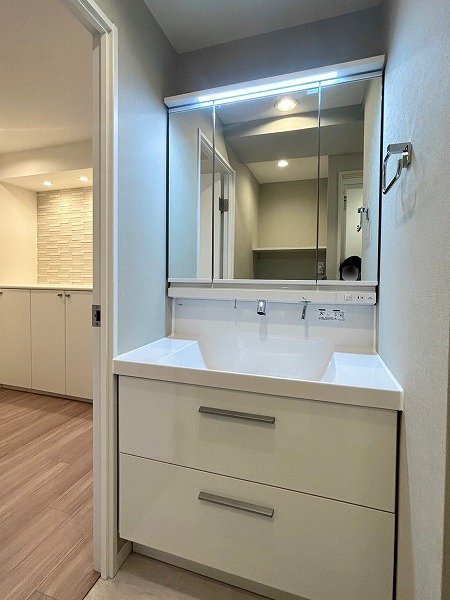 パレステュディオ新宿御苑_洗面化粧台の写真