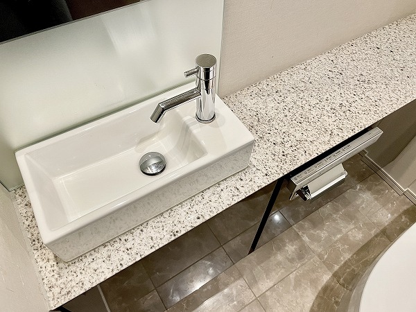 ザ・パークハウス西麻布レジデンス_トイレの手洗い場の写真 