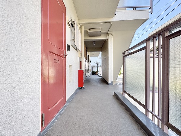 砧グリーンハイム　外廊下