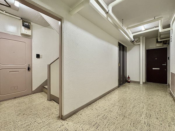 北千束スカイマンション 内廊下