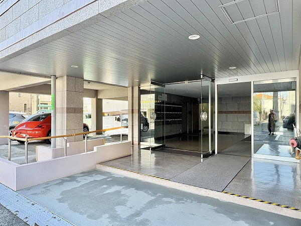 北千束スカイマンション アプローチ