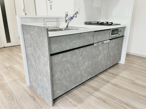 目黒ハイツ_石調のキッチンの写真