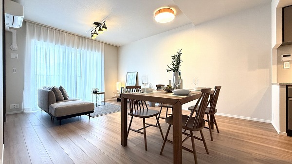 アーバンドックパークシティ豊洲タワーA_広々としたリビングダイニングの写真