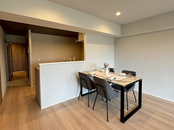 多摩川ハイム2号棟_リビングダイニングの写真3 