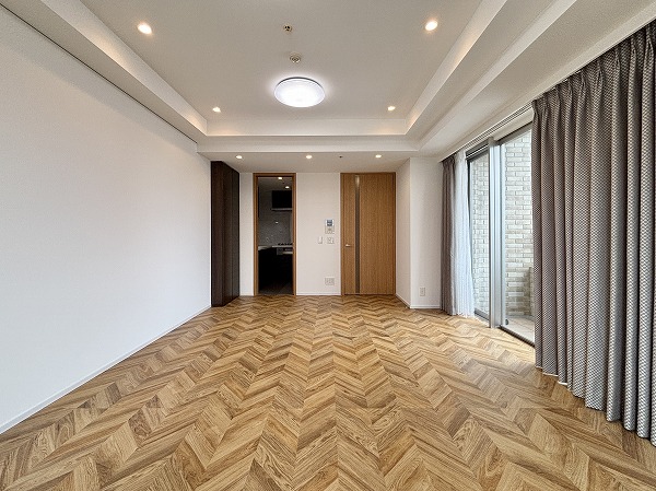 パークハウス赤坂氷川_日当たり良好なリビングダイニングキッチンの写真