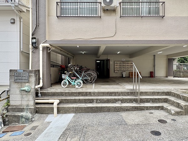 高輪マンション アプローチ