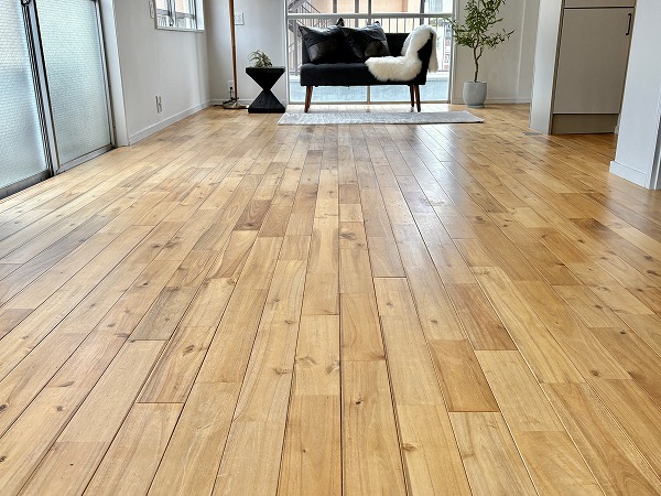 高輪マンション_フローリングの写真