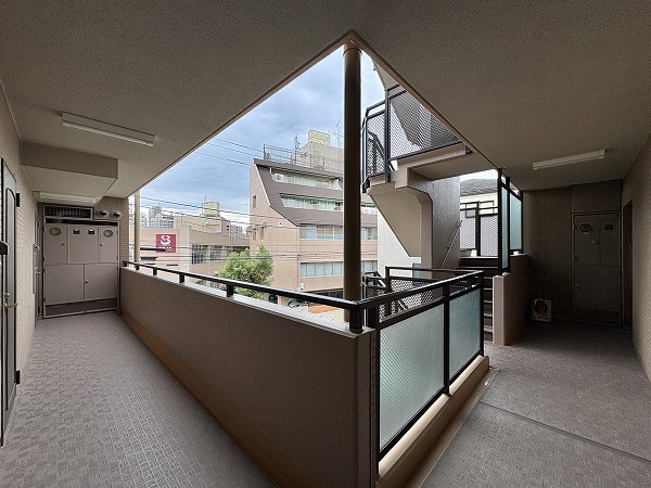 中銀池尻マンシオン 外廊下