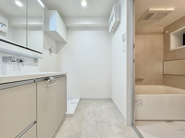 中銀池尻マンシオン_洗面スペースの写真