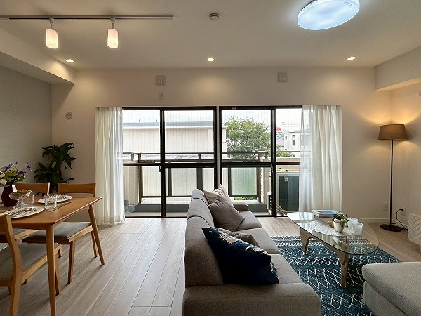 藤和高井戸コープ_ゆとりあるリビングダイニングキッチンの写真