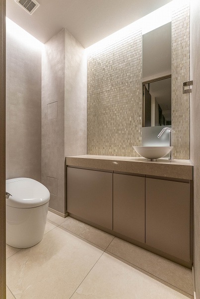 ザ・パークハウスグラン南青山_手摺が設置されているトイレの写真