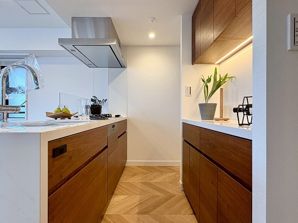 クレッセント渋谷神泉_使いやすそうなキッチンの写真