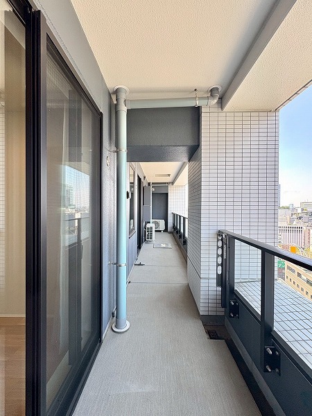 テラス渋谷美竹_北向きのバルコニーの写真1