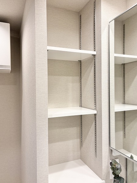 クレッセント千歳船橋 in TASTE_たくさんしまえそうなミラーキャビネットの写真2 