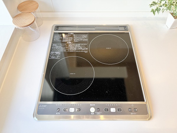 第15宮庭マンション_IH2口コンロの写真 