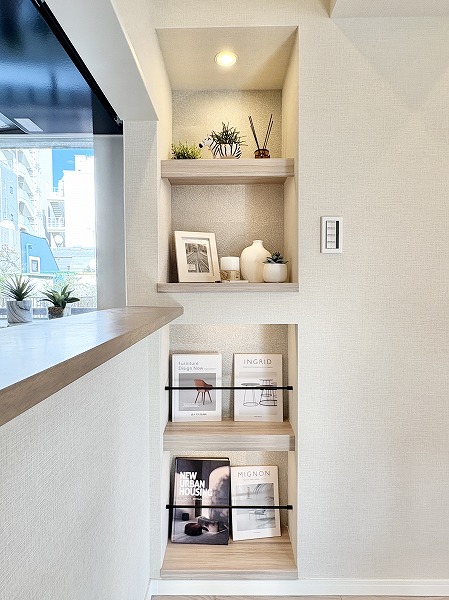 第15宮庭マンション_インテリアラックの写真 