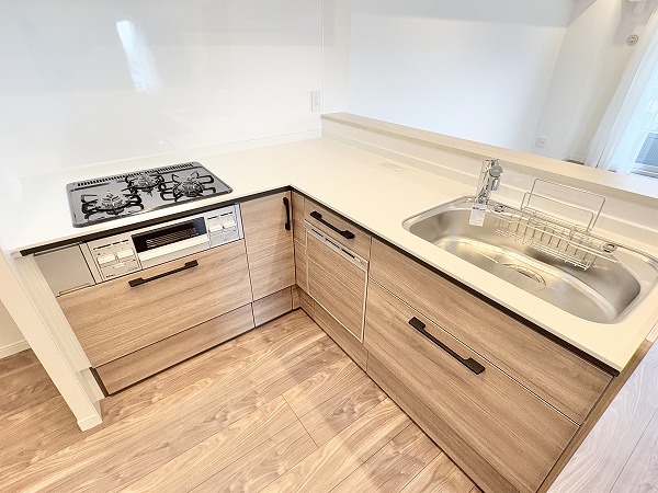 シーアイマンション桜上水_リノベーション済みのキッチンの写真