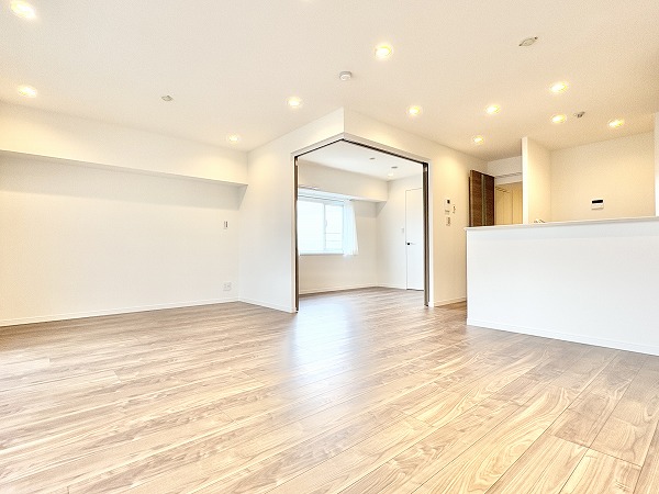 シーアイマンション桜上水_ゆとりあるリビングダイニングキッチンの写真